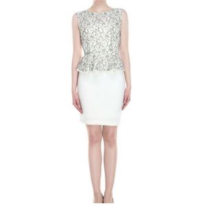 Alice and Olivia Shovan Lace Peplum dress